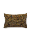 Scalamandre Panthera Velvet Lumbar 14 X 22 - Ebony Pillow