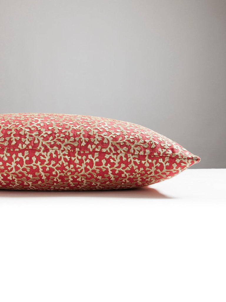 Scalamandre Hele Bay Coral Pillow