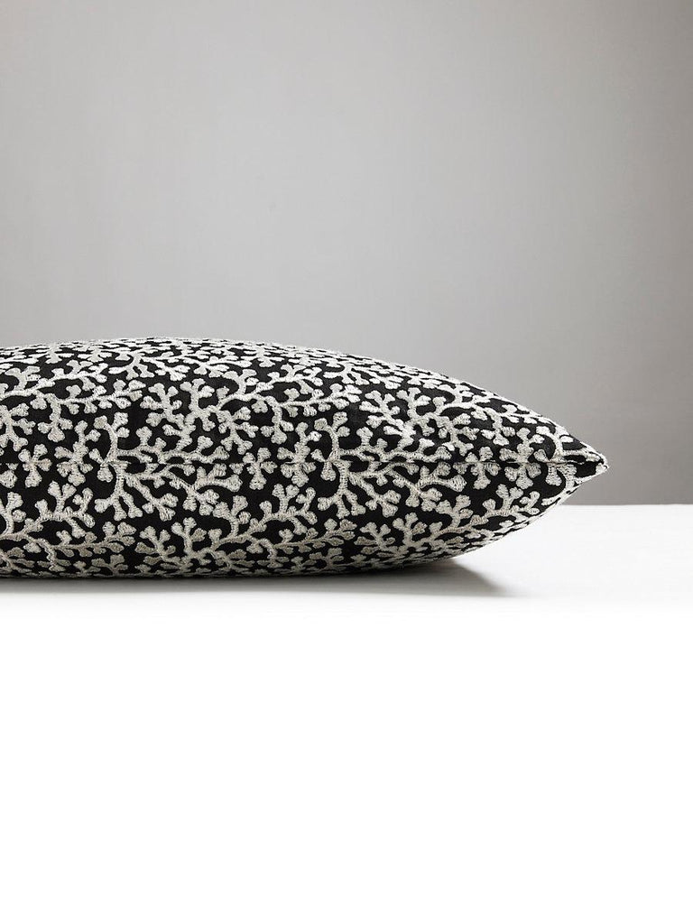 Scalamandre Hele Bay Black Pillow