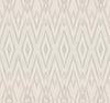 Candice Olson Diamond Marquise White & Off-White Wallpaper