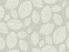 Candice Olson Contoured Leaves Green Wallpaper