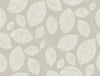 Candice Olson Contoured Leaves Brown Wallpaper