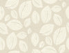 Candice Olson Contoured Leaves Beige Wallpaper