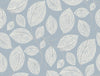 Candice Olson Contoured Leaves Blue Wallpaper