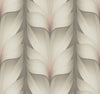 Candice Olson Lotus Light Stripe Brown Wallpaper