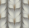 Candice Olson Lotus Light Stripe Grey Wallpaper