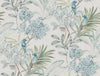 York Handpainted Songbird Peel And Stick Blue Wallpaper