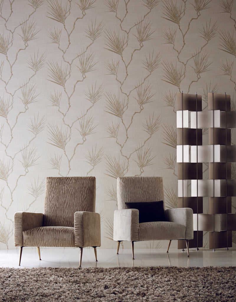 Harlequin Peninsula Palm Parchment Wallpaper