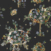 Roommates Flowering Peace Tree Peel And Stick Black Wallpaper