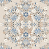 Roommates Medallion Floral Peel And Stick Neutral Wallpaper