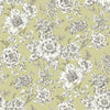 Roommates Winifred Peel And Stick Green Wallpaper