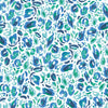 Roommates Brushstroke Leopard Peel And Stick Blue Wallpaper