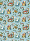 Sanderson Alice In Wonderland Puddle Blue Wallpaper