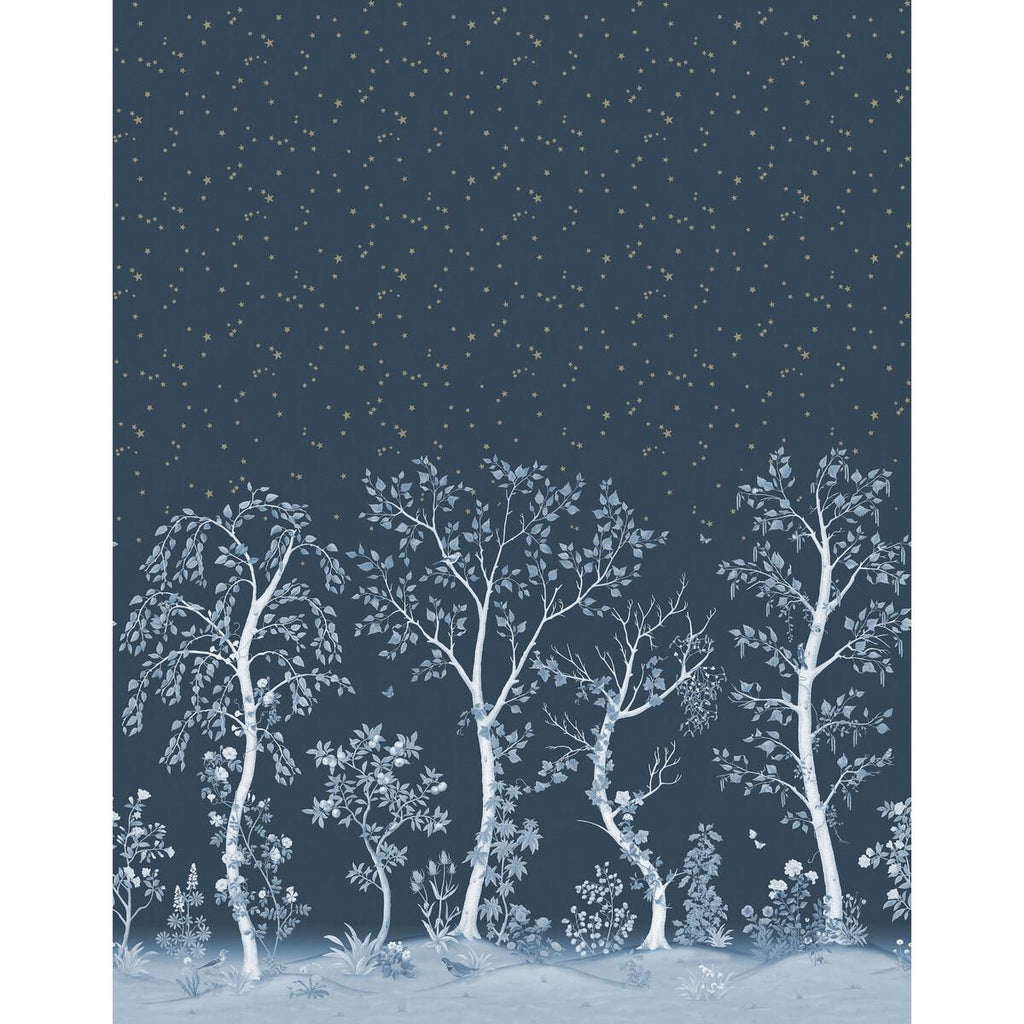 Cole & Son SEASONAL WOODS MIDNIGHT Wallpaper