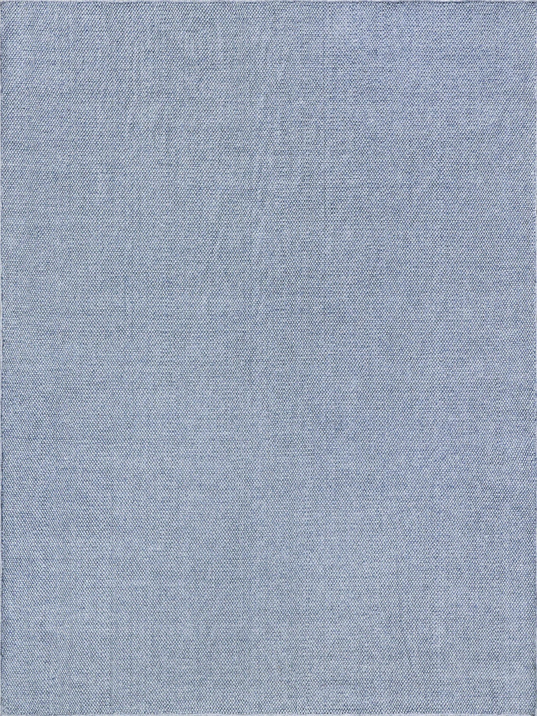 Exquisite Rugs Bali Indoor/Outdoor Flatweave PET yarn 4980 Light Blue 10' x 14' Area Rug