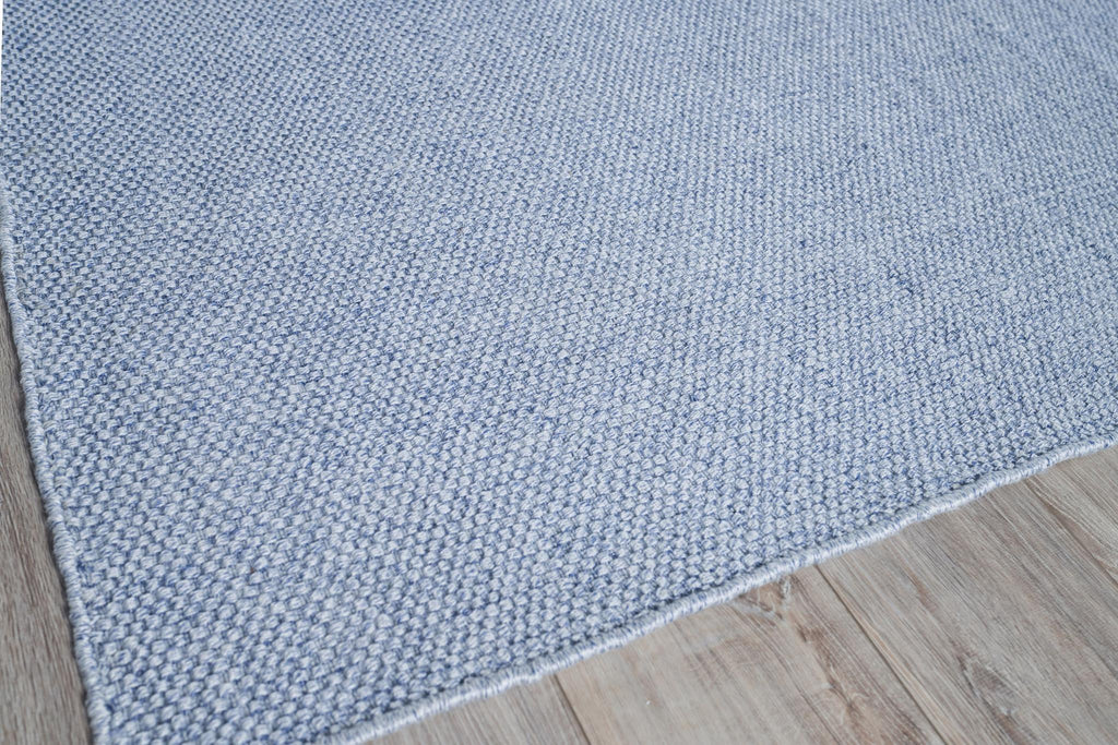 Exquisite Bali Indoor/Outdoor Flatweave PET yarn Light Blue Area Rug 10.0'X14.0' Rug