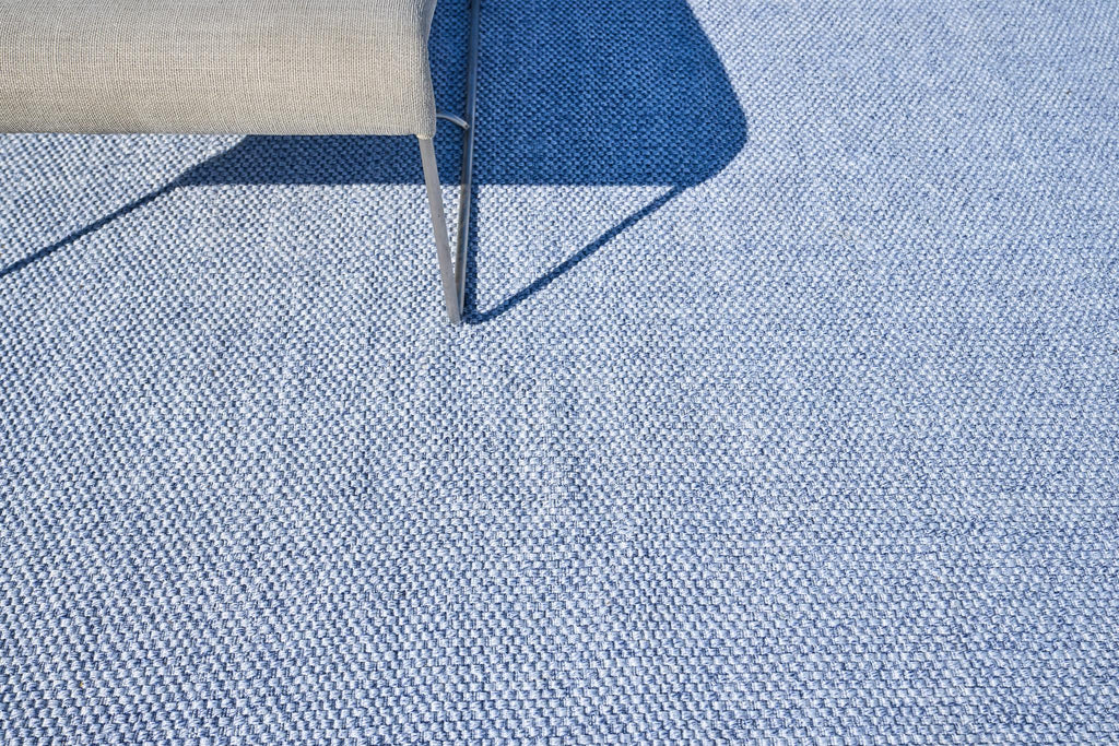 Exquisite Bali Indoor/Outdoor Flatweave PET yarn Light Blue Area Rug 12.0'X15.0' Rug