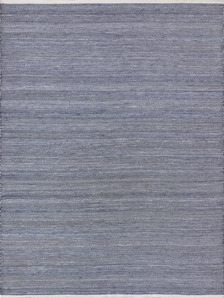 Exquisite Rugs Bintan Indoor/Outdoor Flatweave PET yarn 4895 Ivory/Blue 6' x 9' Area Rug