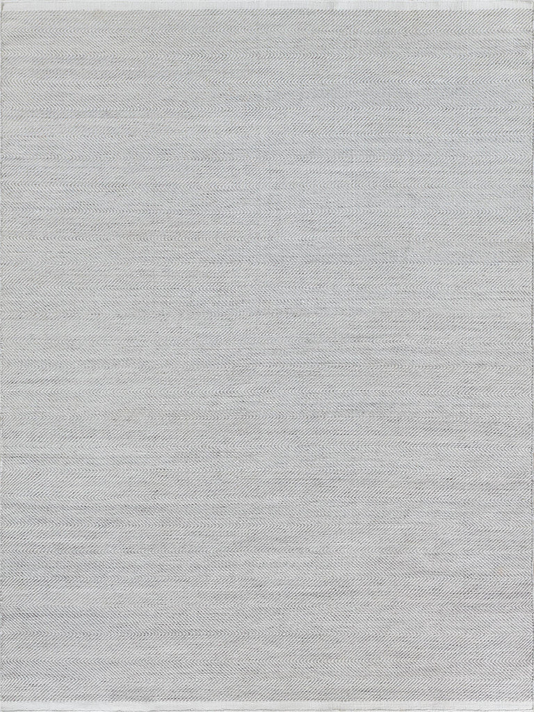 Exquisite Rugs Bintan Indoor/Outdoor Flatweave PET yarn 4896 Ivory/Silver 10' x 14' Area Rug