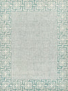 Exquisite Rugs Caprice Hand-Tufted New Zealand Wool 2701 Aqua 5' X 8' Area Rug