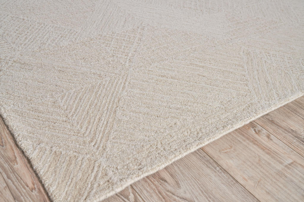 Exquisite Caprice Hand-tufted New Zealand Wool Beige/Ivory Area Rug 6.0'X9.0' Rug