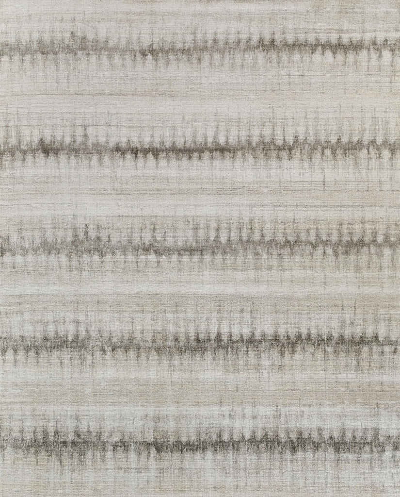 Exquisite Rugs Chroma Hand-loomed Wool/Bamboo Silk 4495 Charcoal/Gray 6' x 9' Area Rug