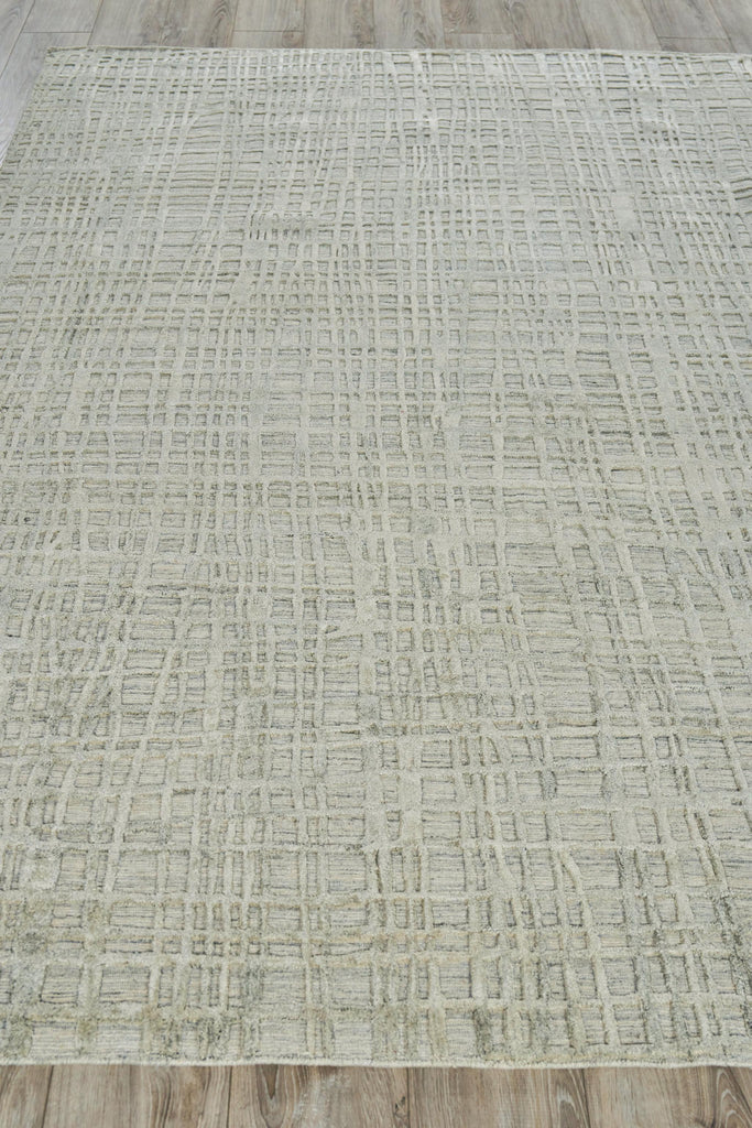 Exquisite Crescendo Hand-loomed Bamboo Silk Beige Area Rug 12.0'X15.0' Rug