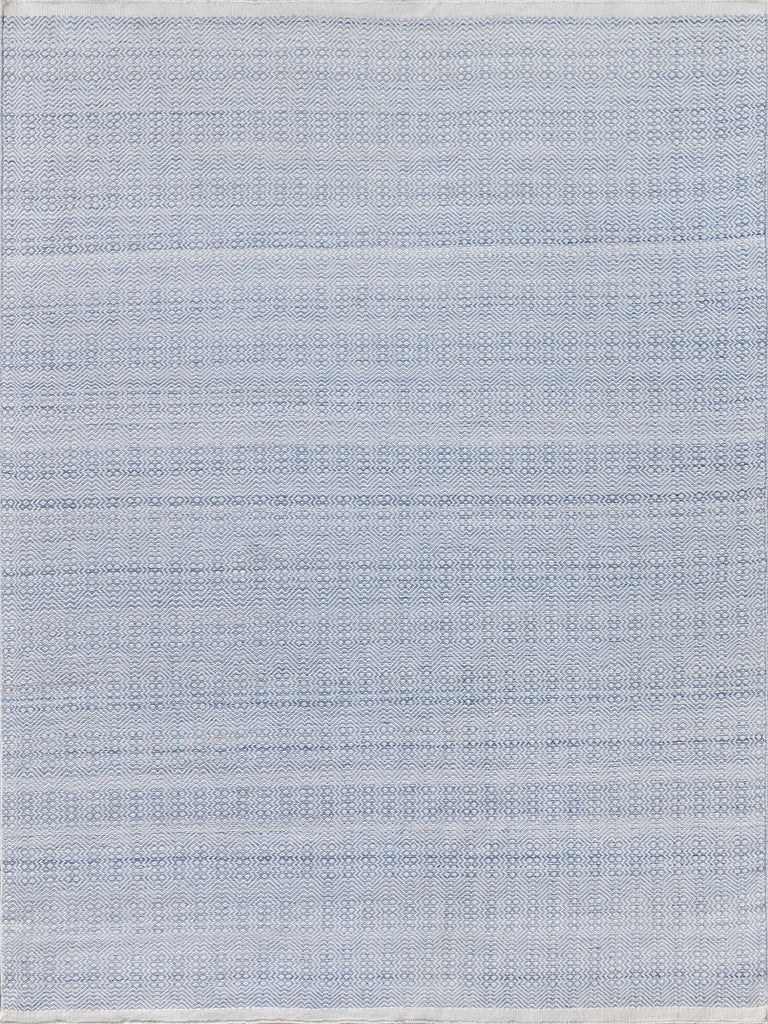 Exquisite Rugs Echo Indoor/Outdoor Flatweave PET yarn 4979 Light Blue 3' x 5' Area Rug