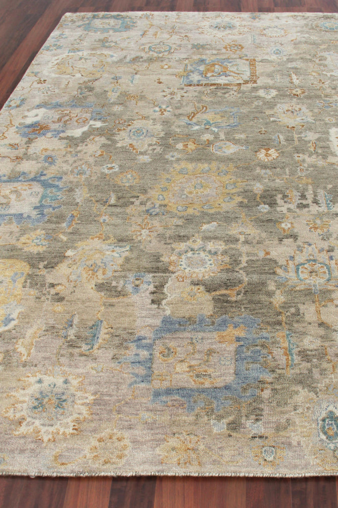 Exquisite Essex Hand-knotted New Zealand Wool Brown/Gray/Blue Area Rug 12.0'X15.0' Rug