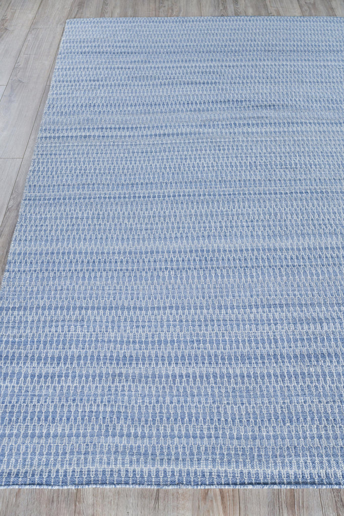 Exquisite Florence Indoor/Outdoor Flatweave PET yarn Light Blue Area Rug 10.0'X14.0' Rug