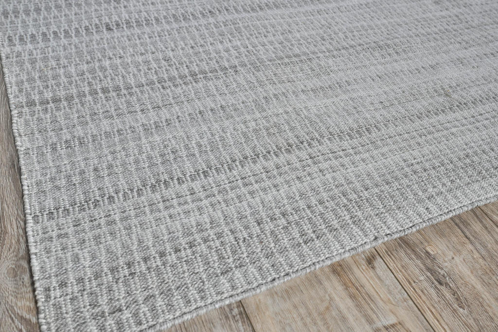 Exquisite Florence Indoor/Outdoor Flatweave PET yarn Silver/Gray Area Rug 10.0'X14.0' Rug