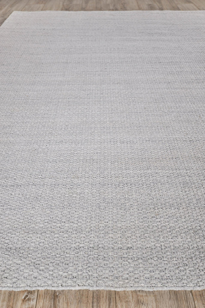 Exquisite Gamma Indoor/Outdoor Flatweave PET yarn Silver Area Rug 12.0'X15.0' Rug