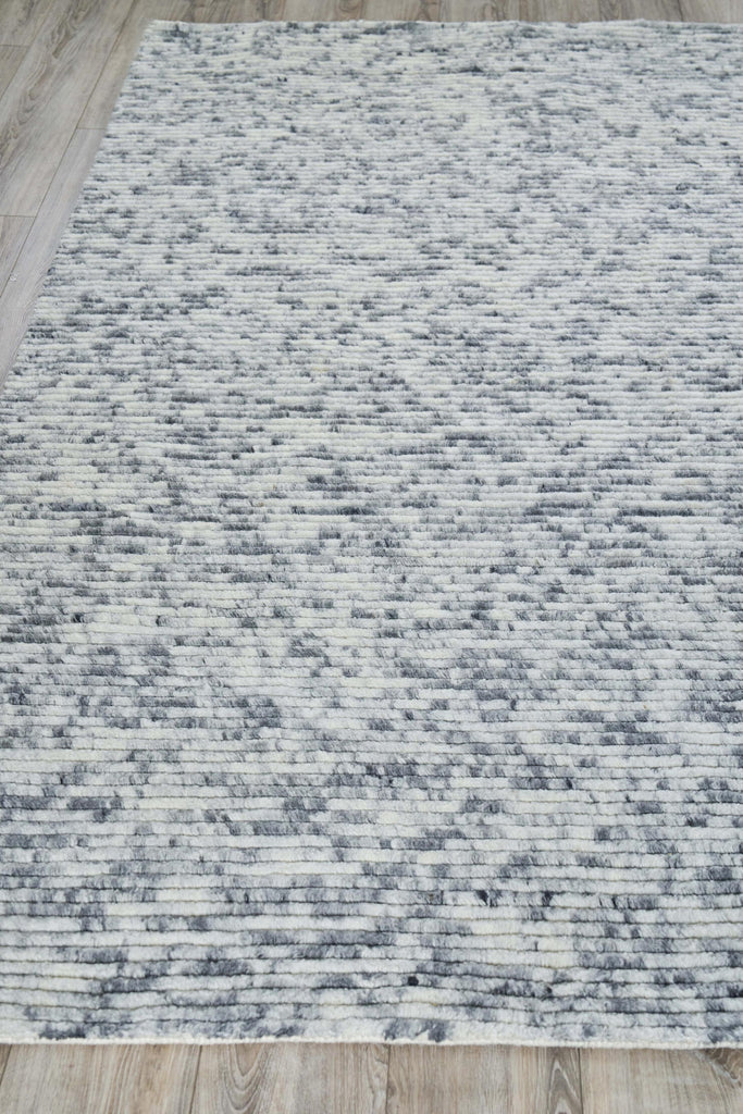 Exquisite Kaza Hand-loomed New Zealand Wool Ivory/Light Gray Area Rug 10.0'X14.0' Rug