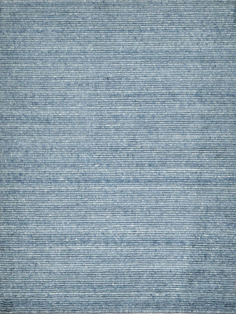 Exquisite Kaza Hand-loomed New Zealand Wool Blue Area Rug 10.0'X14.0' Rug