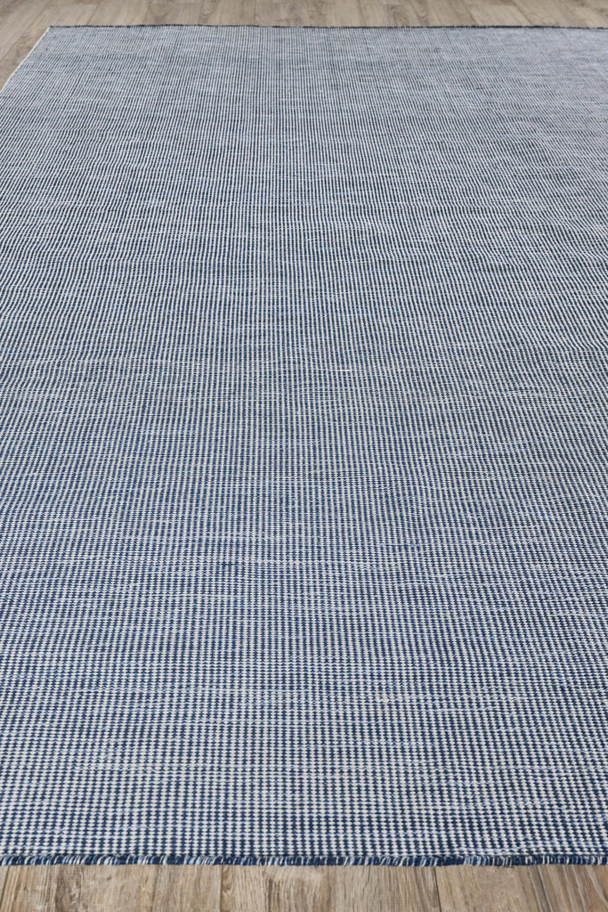 Exquisite Lenzi Indoor/Outdoor Flatweave PET yarn Blue Area Rug 10.0'X14.0' Rug