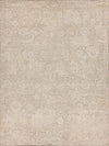Exquisite Rugs Meena Hand-Knotted Wool/Silk 2469 Ivory/Beige 6' X 9' Area Rug