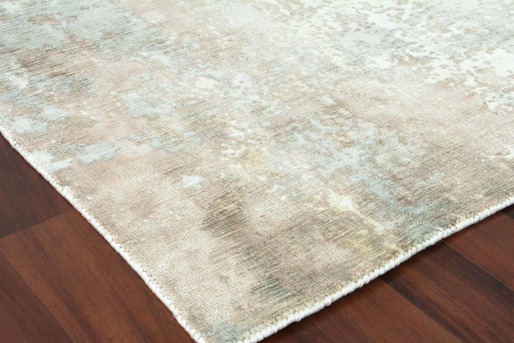 Exquisite Murano Hand-loomed Wool/Bamboo Silk Nutshell Area Rug 10.0'X14.0' Rug