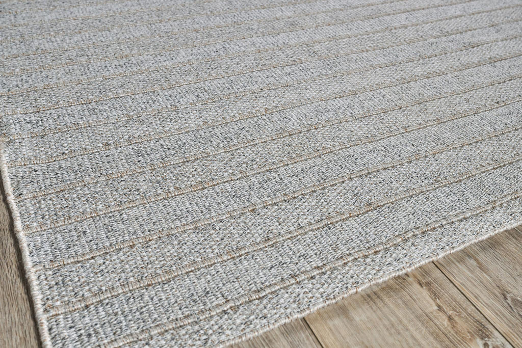 Exquisite Nova Indoor/Outdoor Flatweave PET yarn Natural Beige Area Rug 3.0'X5.0' Rug