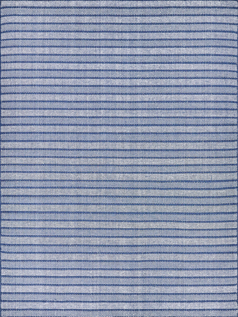 Exquisite Nova Indoor/Outdoor Flatweave PET yarn Blue Area Rug 10.0'X14.0' Rug