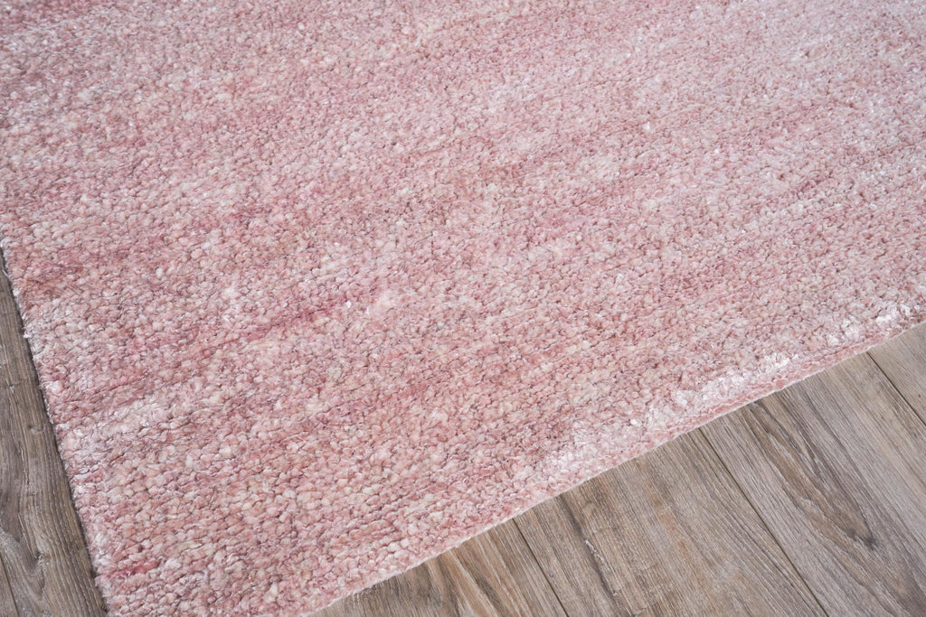 Exquisite Plush Hand-knotted Bamboo Silk/Mohair Pink Area Rug 8.0'X10.0' Rug