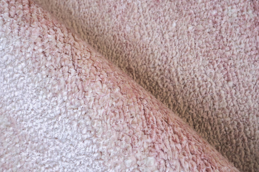 Exquisite Plush Hand-knotted Bamboo Silk/Mohair Pink Area Rug 8.0'X10.0' Rug