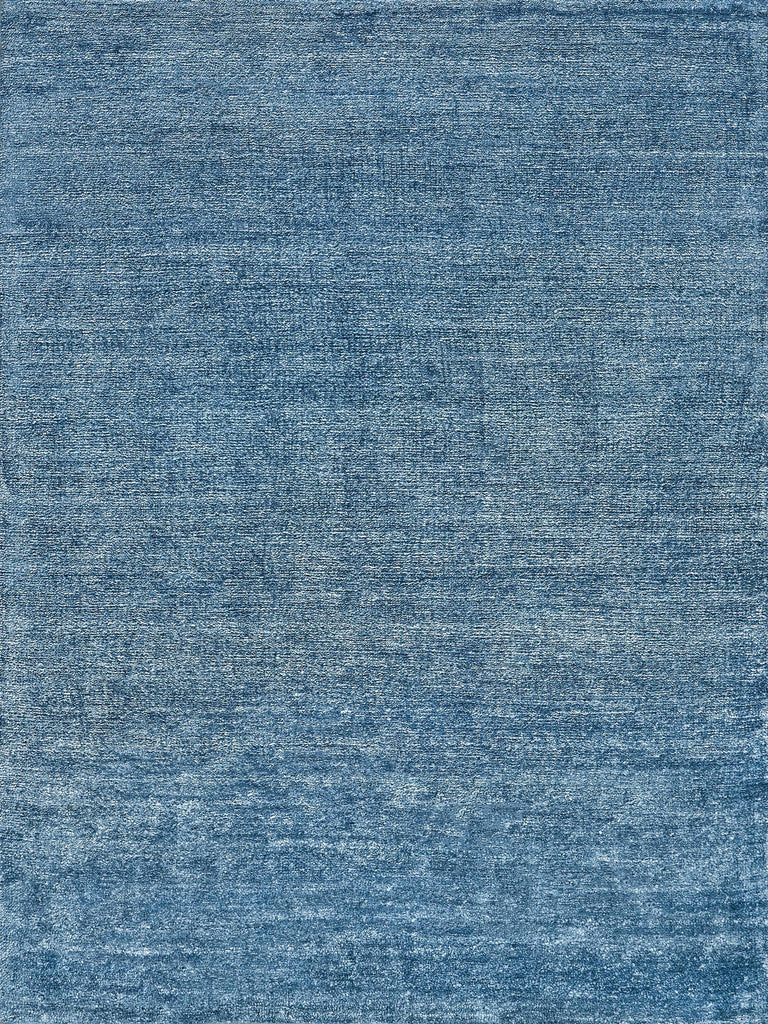 Exquisite Rugs Plush Hand-knotted Bamboo Silk/Mohair 4662 Light Blue 8' x 10' Area Rug