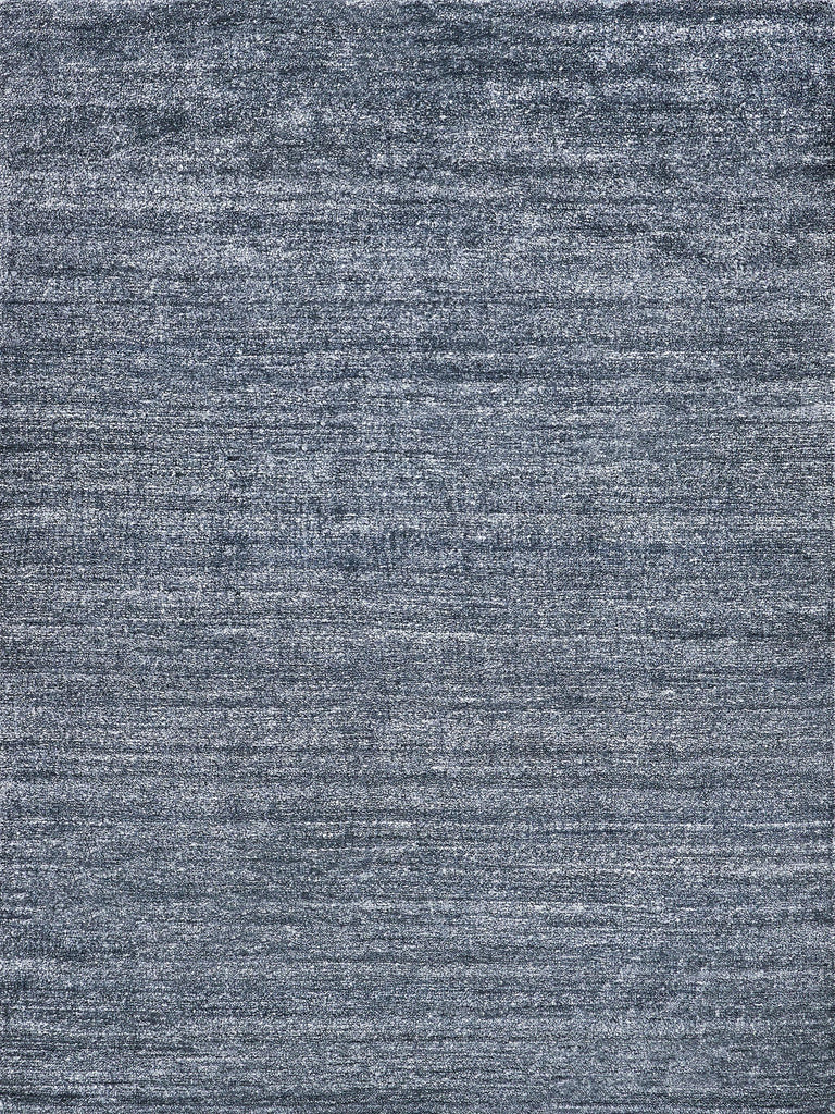 Exquisite Rugs Plush Hand-knotted Bamboo Silk/Mohair 4663 Charcoal 8' x 10' Area Rug