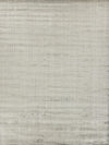 Exquisite Rugs Robin Stripe Hand-Loomed Bamboo Silk/Wool 3786 Taupe 6' X 9' Area Rug