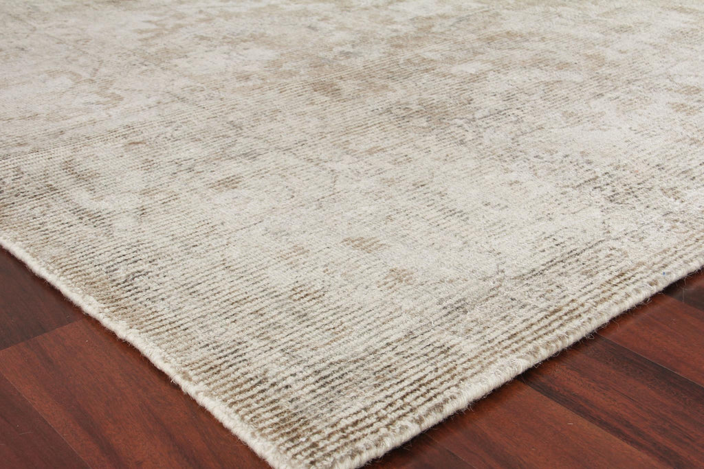 Exquisite Tuscany Hand-loomed Wool/Bamboo Silk Brown Area Rug 14.0'X18.0' Rug