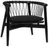 Noir Hector Chair Charcoal Black