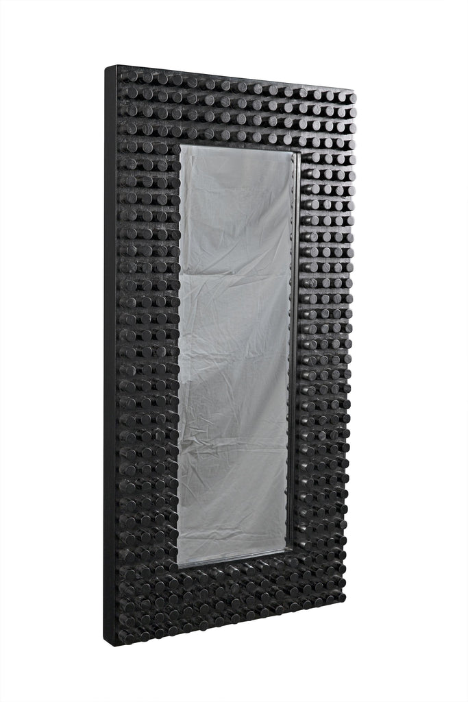 NOIR Faustus Mirror Charcoal Black