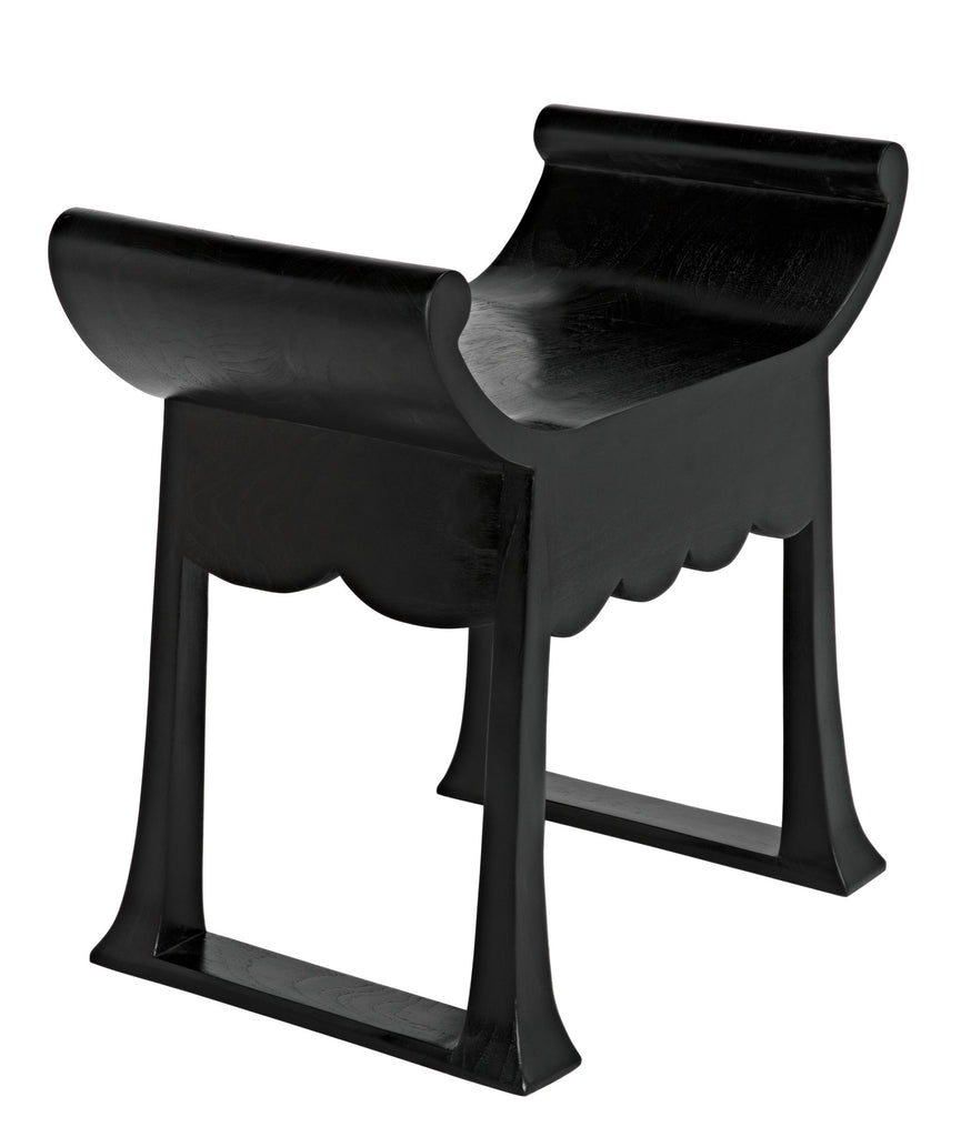 NOIR Wey Stool Charcoal Black