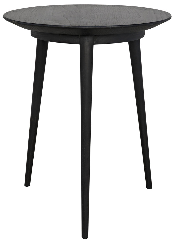 NOIR Tripod Side Table Charcoal Black