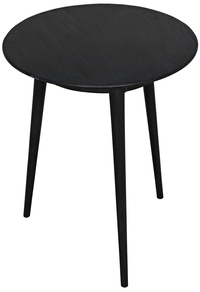 NOIR Tripod Side Table Charcoal Black